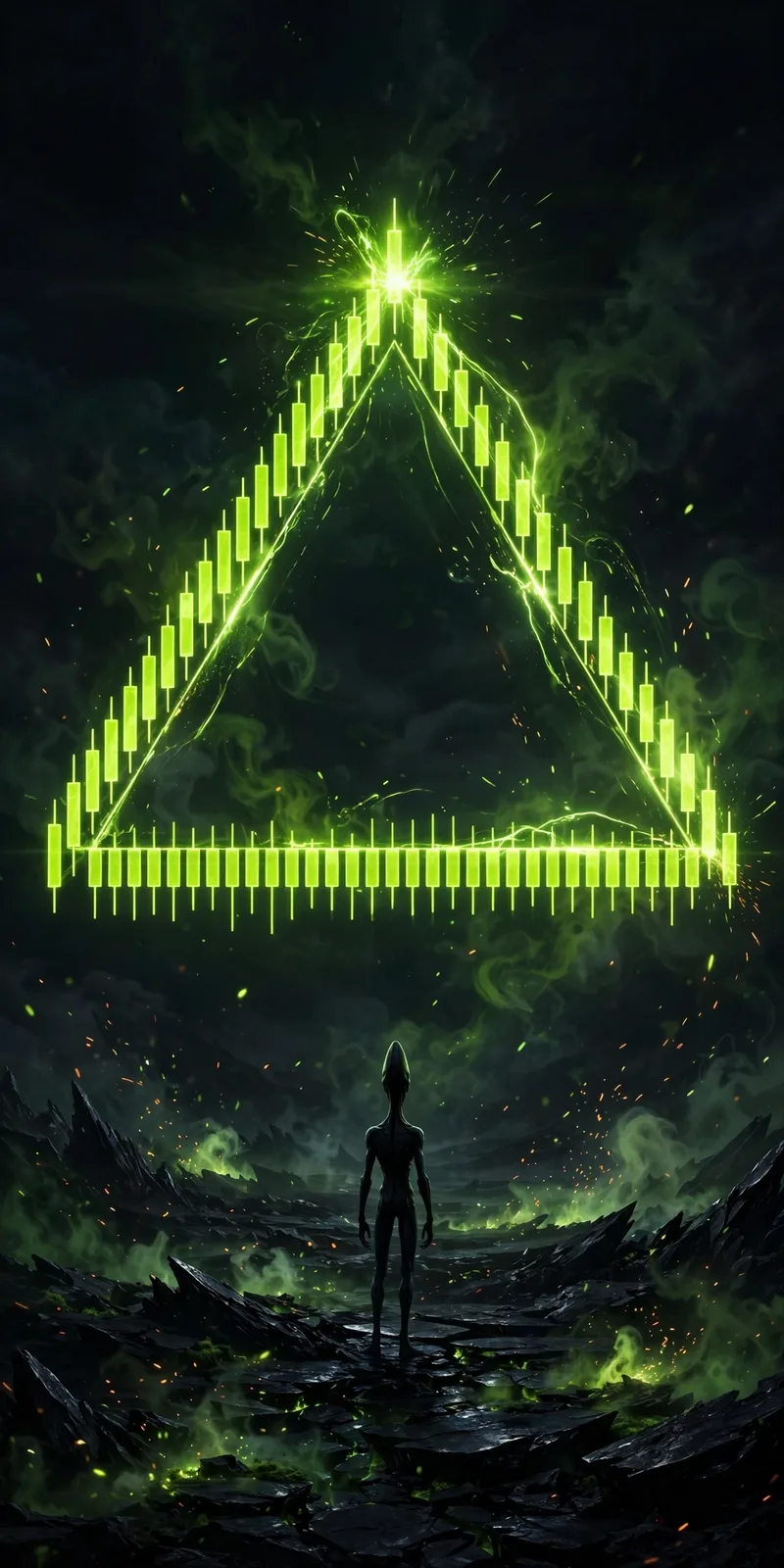 A triangle of light over the valley — VT Pattern